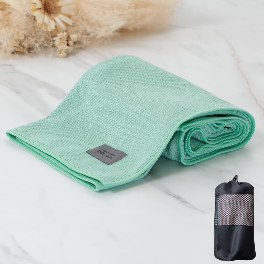 Amazon.co.jp: 【Mee Yoga】 ヨガラグ ホットヨガ タオル 145cm×61cm