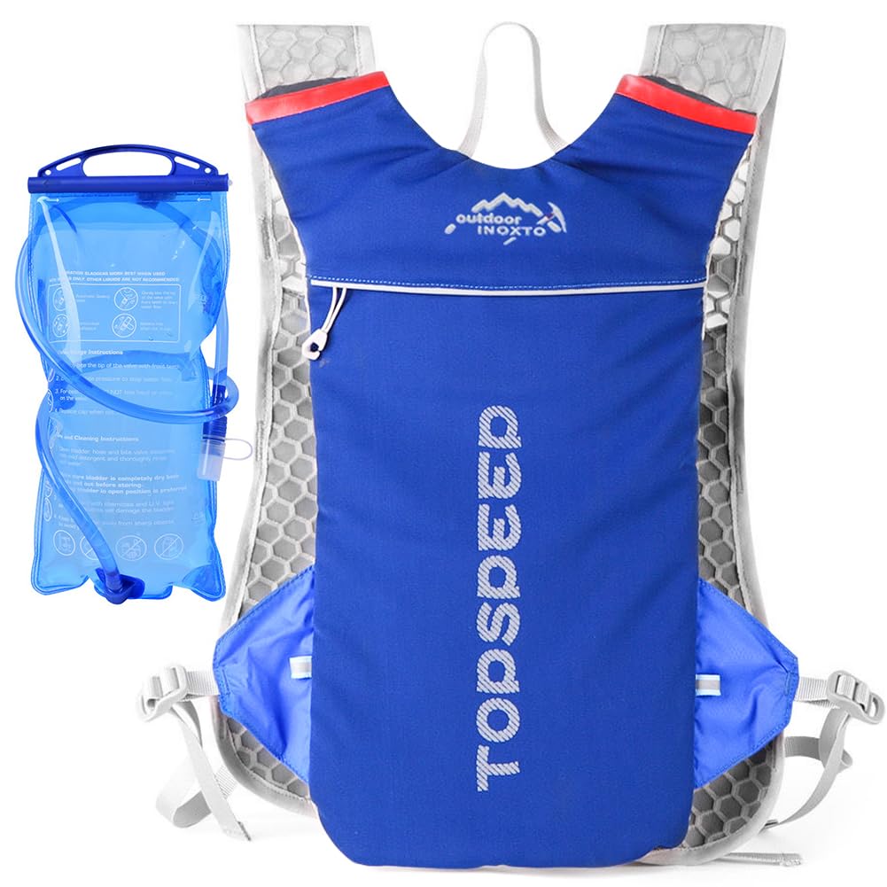 Zaino Leggero per l'idratazione, 5L 250g, Gilet Corsa Trail Running, Zaino per Maratona, Ciclismo, Trekking, Arrampicata, Zaino Corsa Running per Donna Uomo