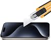 Buff Compatible with iPhone 15 Series 5D EasyFit 2 Easy Application Apparatus Screen Protector Tempered Glass, iPhone 15 Pro, Transparent