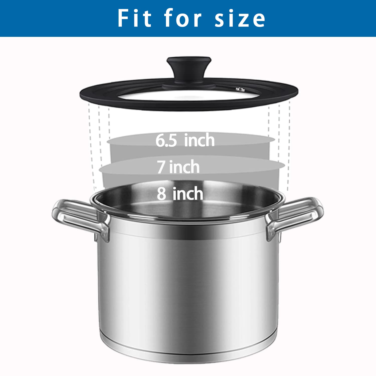 Universal Lid for Pots Pans and Skillets - Image 4