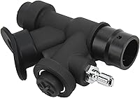 Vista 2 de Scuba Choice Scuba Diving Universal BCD 45-Degree Oral Power Inflator - Compatible with 1" Flex Hose - Easy Replacement - Durable Design (Black)