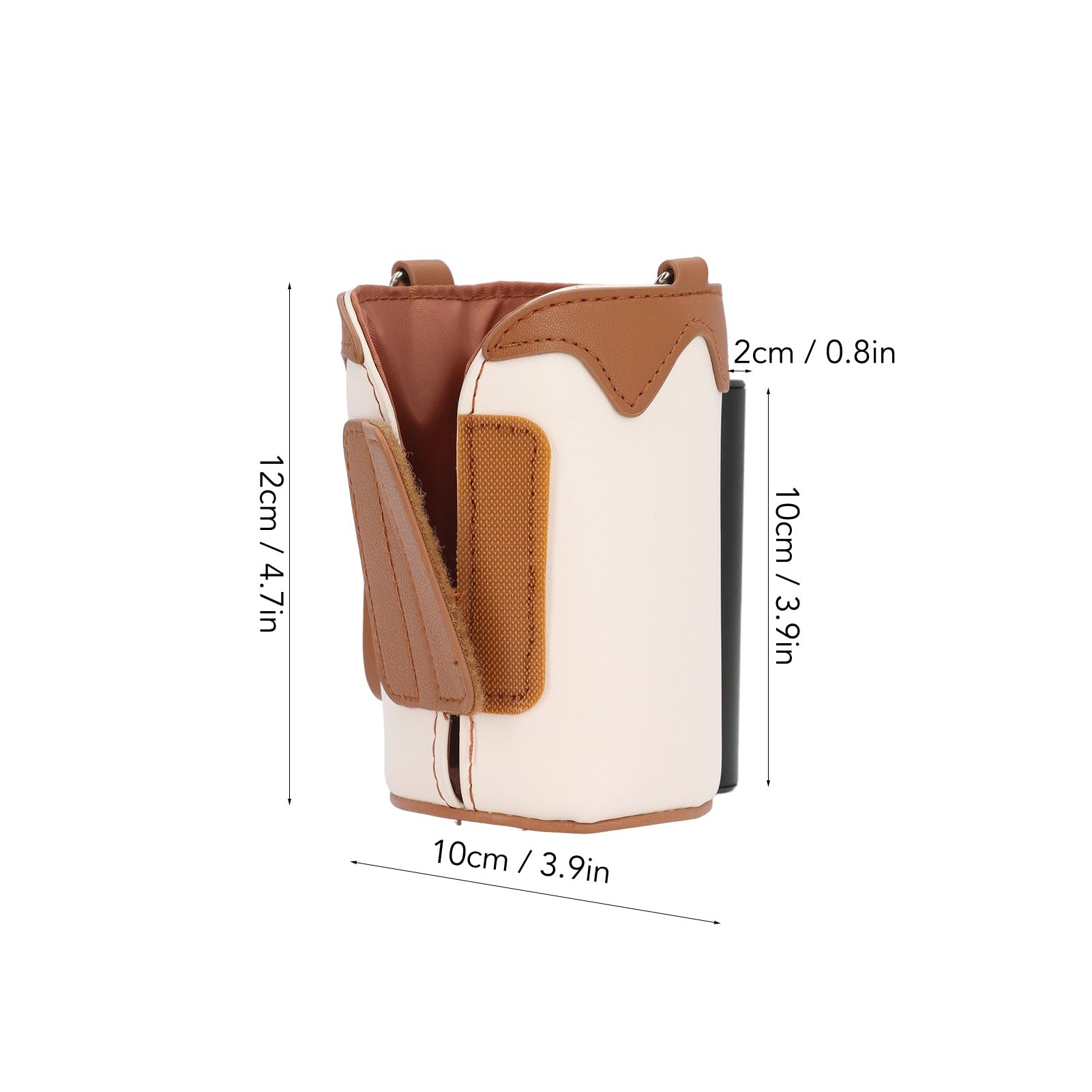 Scaldabiberon portatile 21 marce Scaldabiberon con temperatura regolabile Scaldabiberon universale ricaricabile con display digitale Borsa riscaldante for latte for bambini for viaggi e casa (marrone)