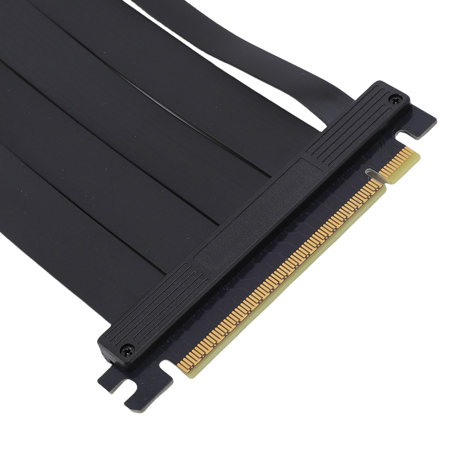 PCIe 5.0-Riser-Kabel, PCIe 5.0 X16 200 Mm Hochgeschwindigkeits-Extender, Flexibler Erweiterungsport mit 128 Gbit/s Bandbreite, Abwärtskompatibel mit 4.0 3.0 2.0 1.0, Ideal für RTX4090 Ti AI