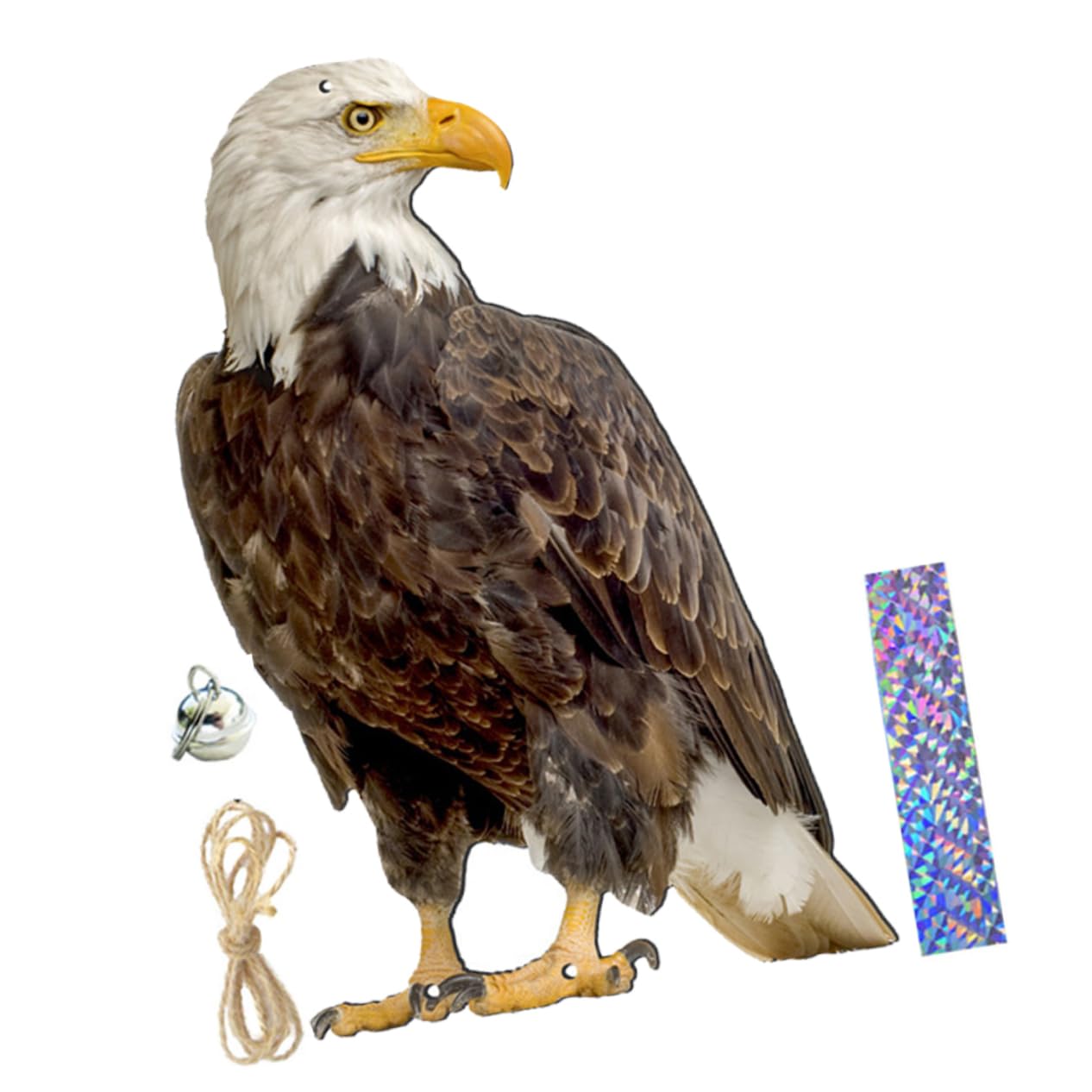 ORFOFEEagle Bird Deterrent 1 Set Owl Pendant Bed Room Decor Decoration for Bedroom Eagle Ornament Store Layout Decoration Bells for Crafts The Bell Lawn Bird To Rotate Birds