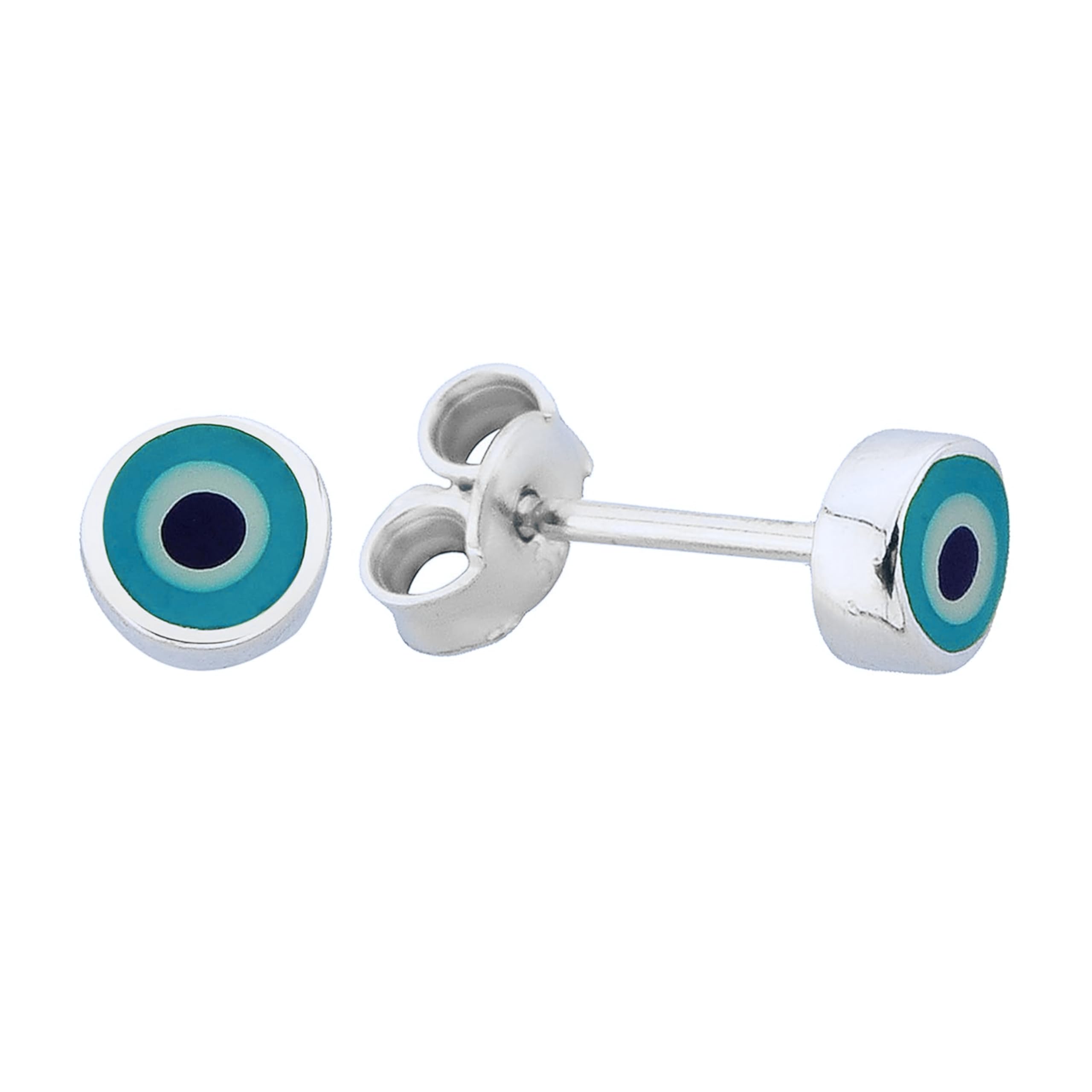 Nemichand Jewels 925 Silver Light Turquoise Blue Evil Eye Tiny Stud Earrings for women (B0CZLKXX7Y) Amazon Price History, Amazon Price Tracker
