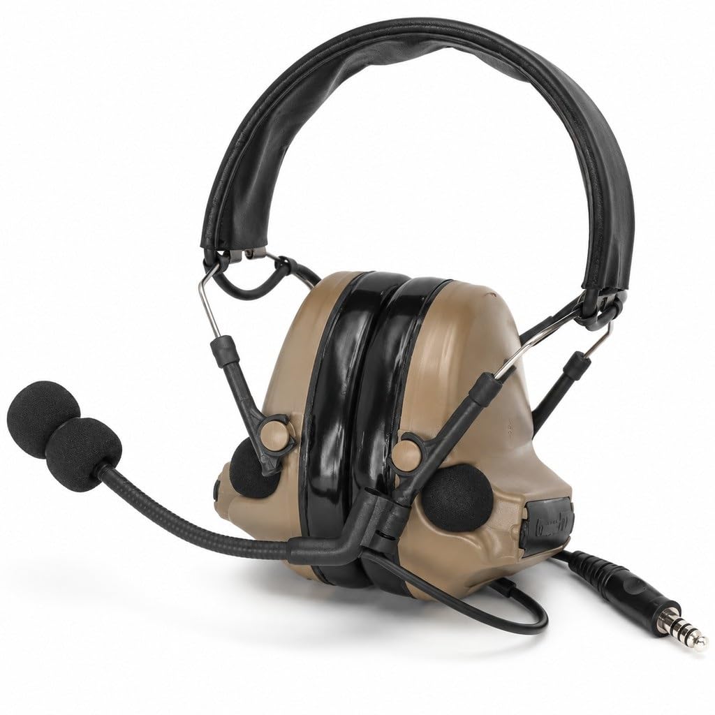 Auriculares Tácticos con Reducción De Ruido C2 For Comunicación Caza Airsoft Al Aire Libre