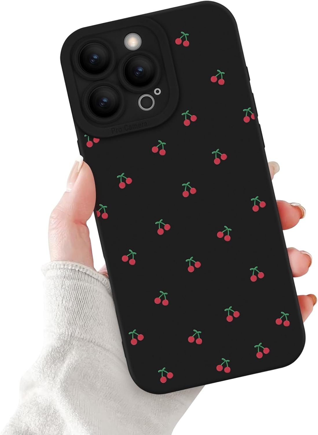 Newseego Case for iPhone 16 Pro Max, Cute Girly Red Cherry Pattern for Girls and Women Aesthetic Sum… Newseego Case for iPhone 16 Pro Max, Cute Girly Red Cherry Pattern for Girls and Women Aesthetic Sum…