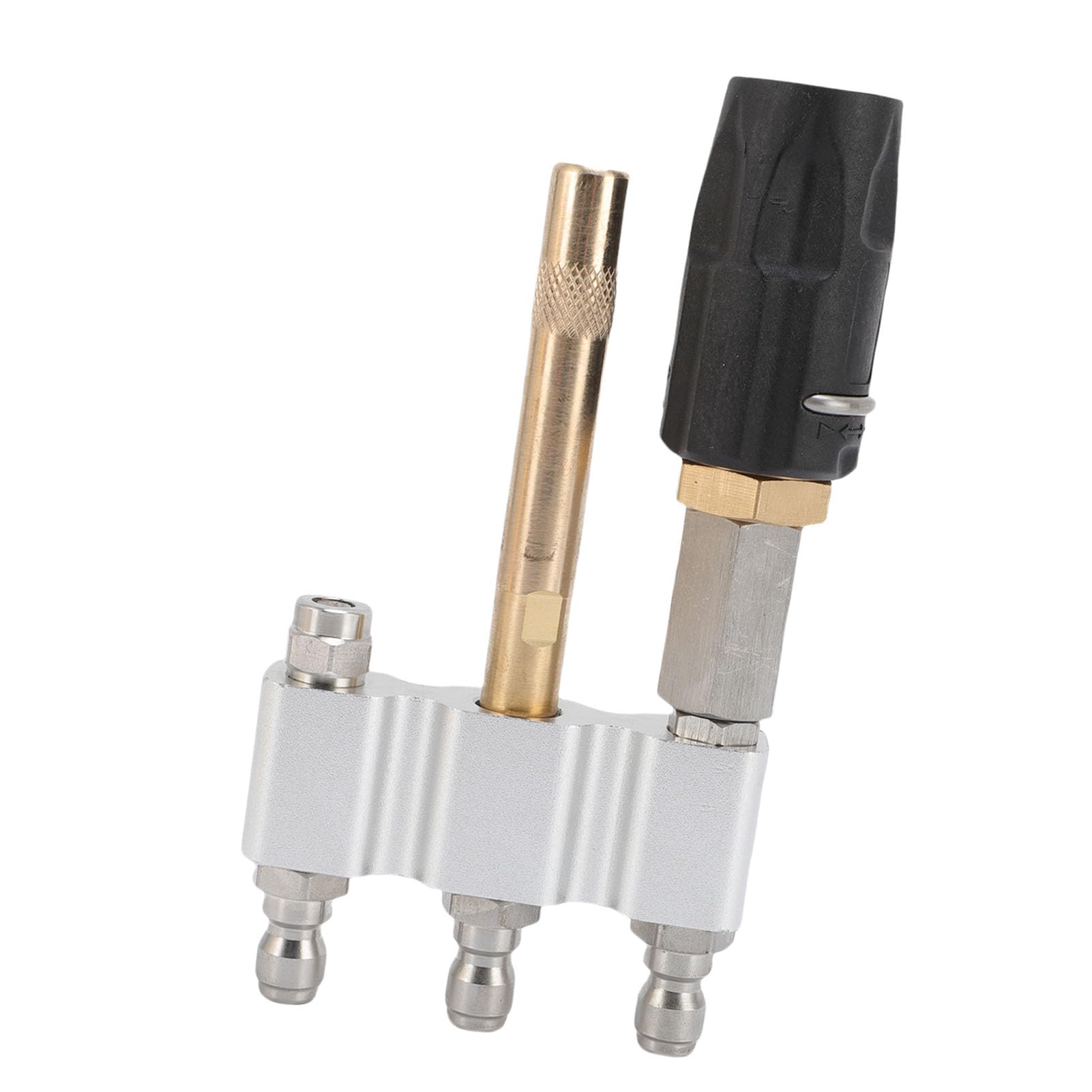 Ugello a Spirale M5 Punta a Lunga Portata Regolabile Efficiente per Idropulitrici 3-7GPM per Detergenti Professionali Acciaio Inossidabile e Ottone Adatti per 1000-6000PSI