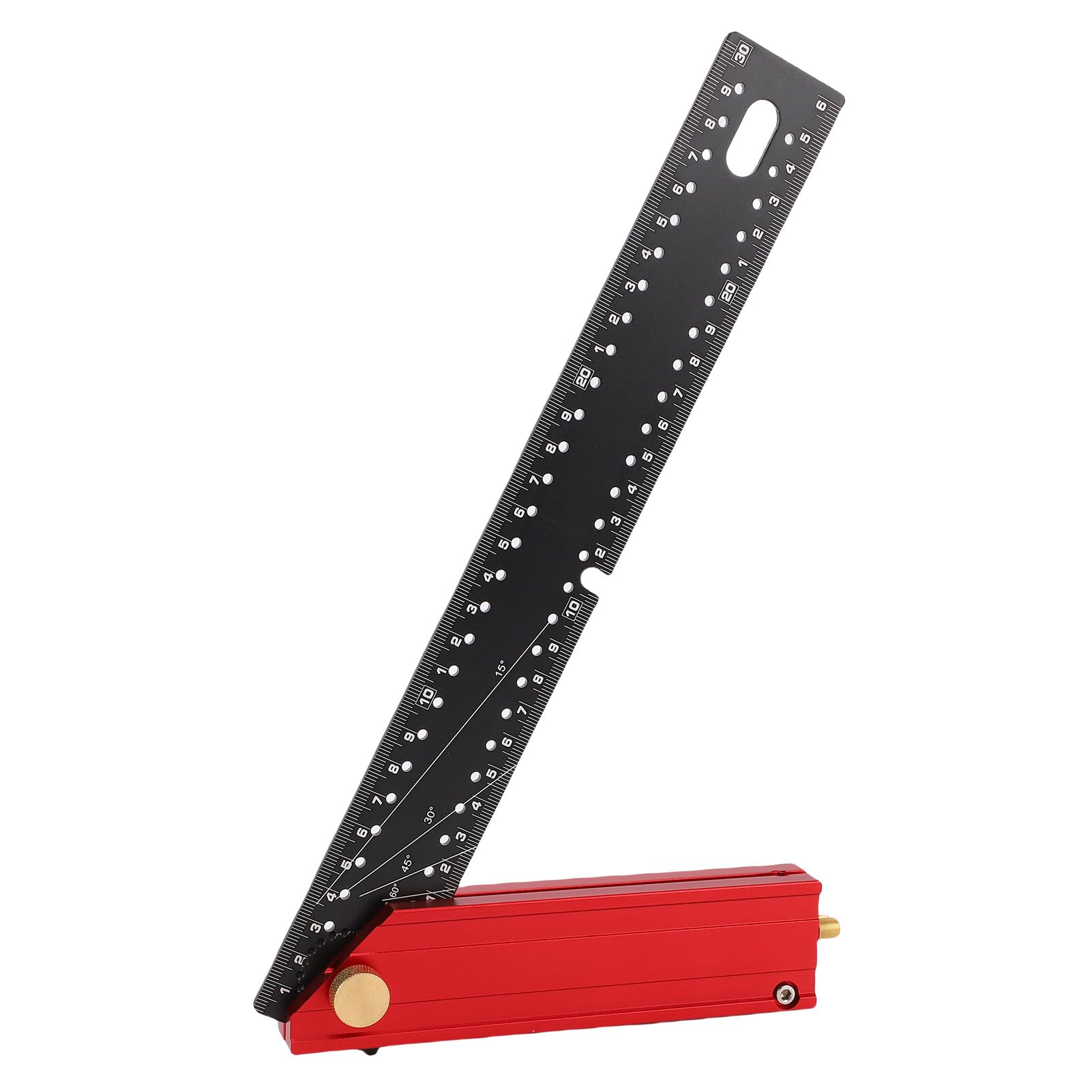 YUEHISY Carpenter Square, Adjustable Framing Square for Multi Angle Marking, Durable Aluminum Alloy Construction, for Engineering, Woodworking