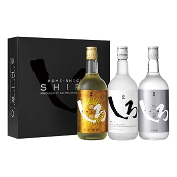 Amazon.co.jp: 高橋酒造 白岳 金銀しろ(3本セット) [ 米焼酎 25