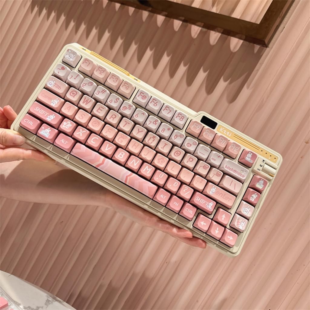 PBT Keycaps Set Color Theme Keycap XDA Profile for 64/96/104/108 Layouts Mechanical Game Keyboards Keycaps