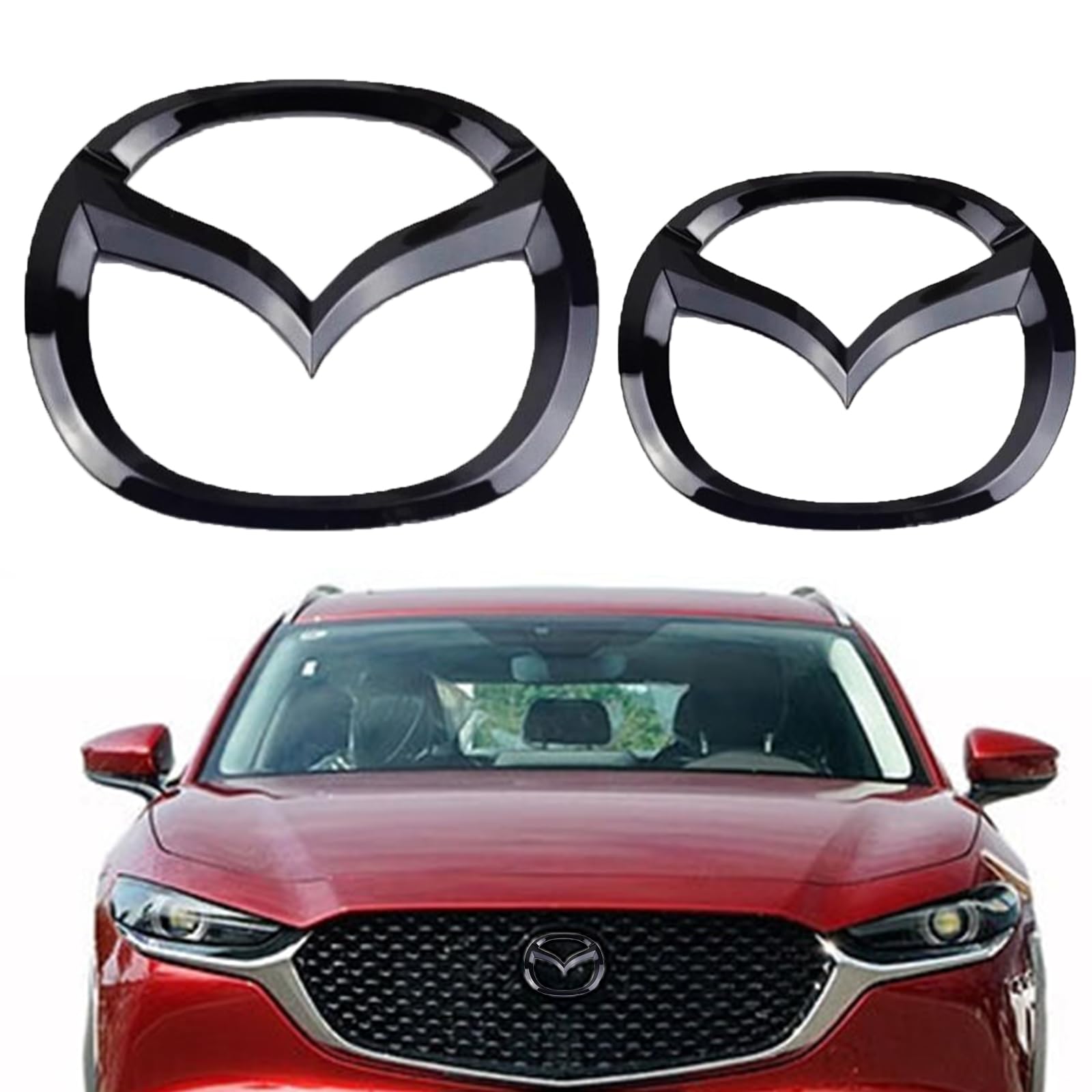 Amazon | DcariveX マツダ CX-30専用 エンブレム フロント・リア用