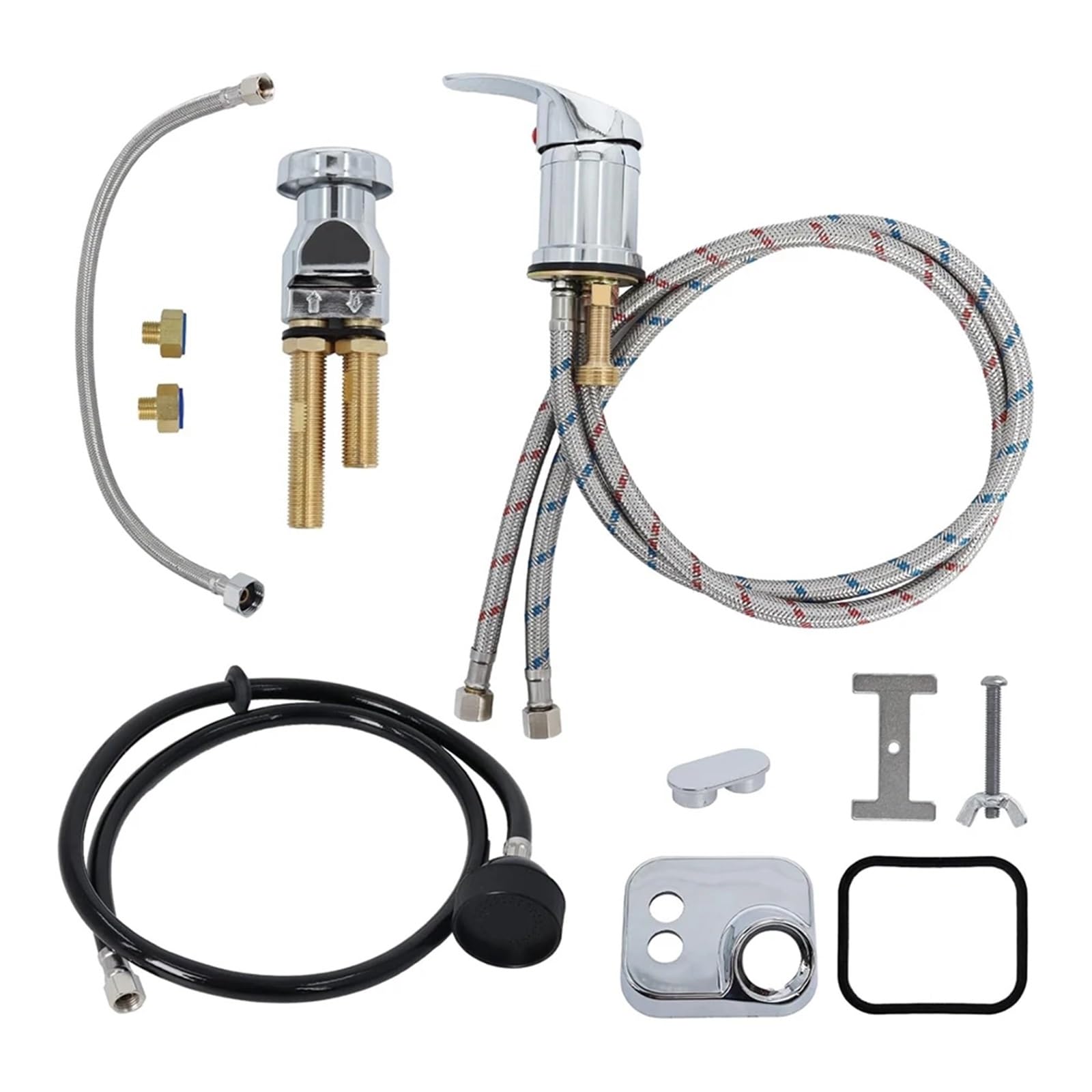 Ekalgretra One Color Shampoo Basin Faucet Shampoo Bowl Faucet, Kit Hose For Sink With Sprayer, Hair Salon Set