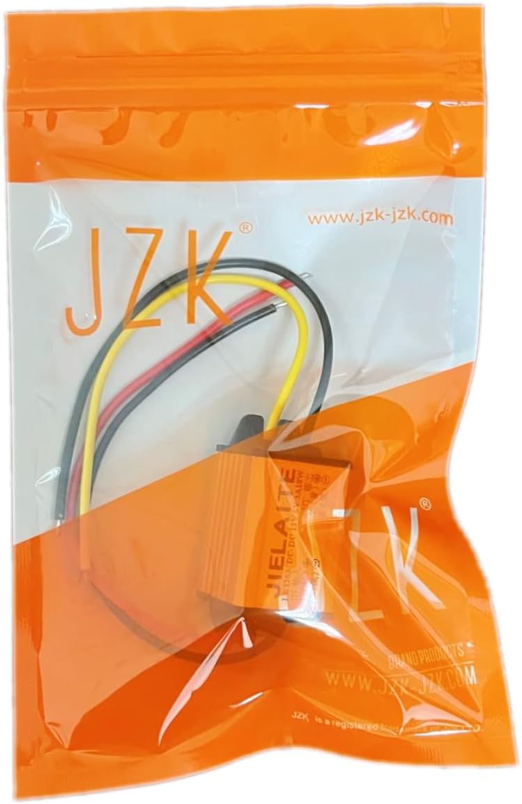 JZK 12V to 6V DC step down converter module, 3A 18W DC to DC buck converter, DC-DC voltage reducer regulator, car power voltage converter for truck, boat