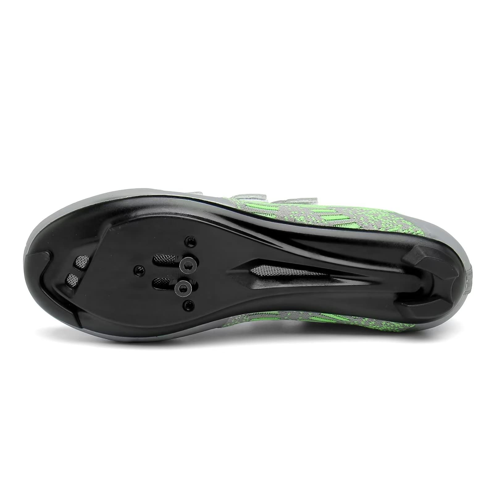 Męskie damskie buty rowerowe kompatybilne z Peloton Mountain Road Bike i SPD Look Delta Cleats idealne do butów do jazdy na rowerze z klipsem, do użytku wewnątrz i na zewnątrz, A szaro-zielony, 42/43 EU