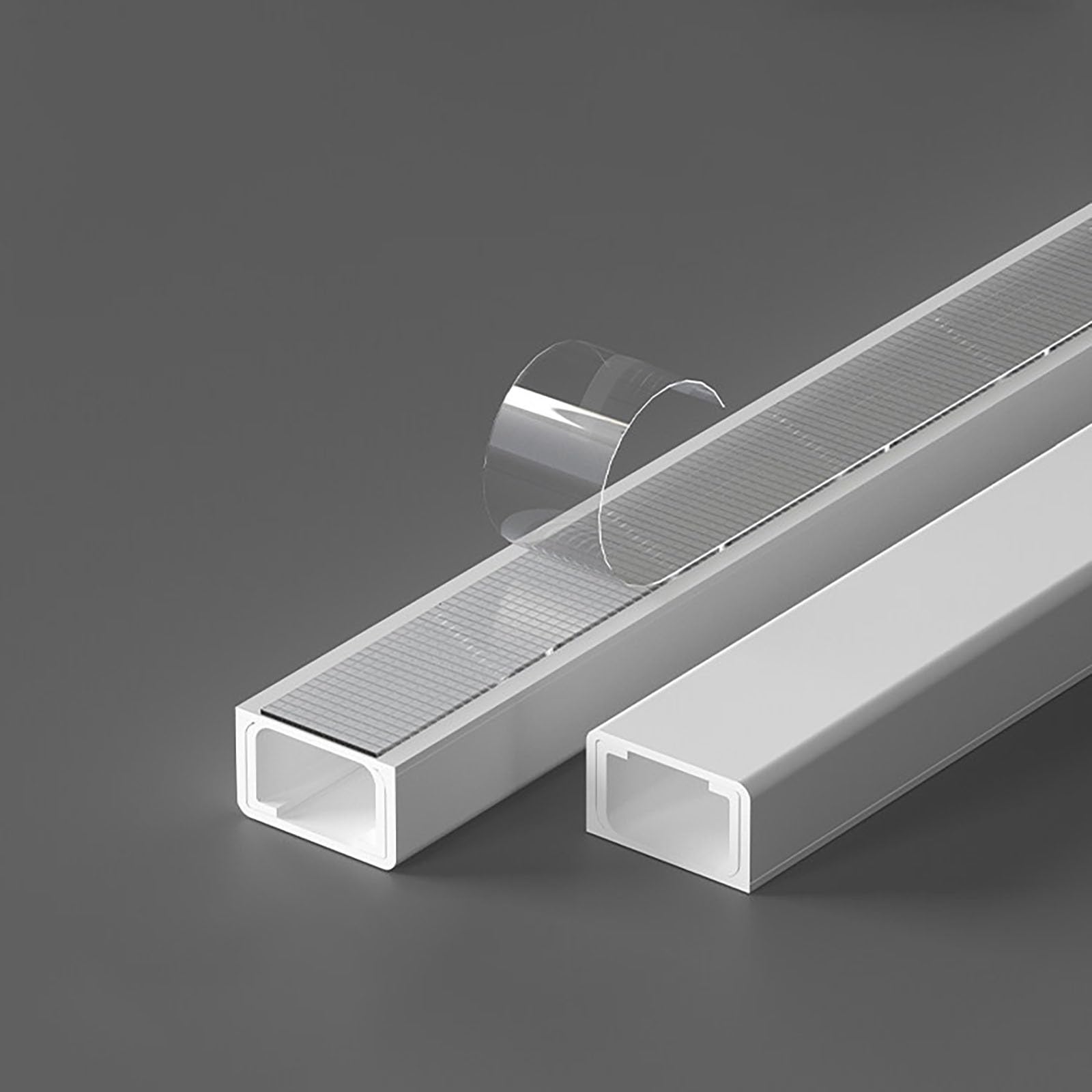 Goulotte en Aluminium pour Câbles 15-30 Mm – Autocollante, 3 Pcs De 100 Cm – Cache-Câbles pour Sol Et Mur, Rangement Pratique pour Fils Électriques(White,30 * 15mm)