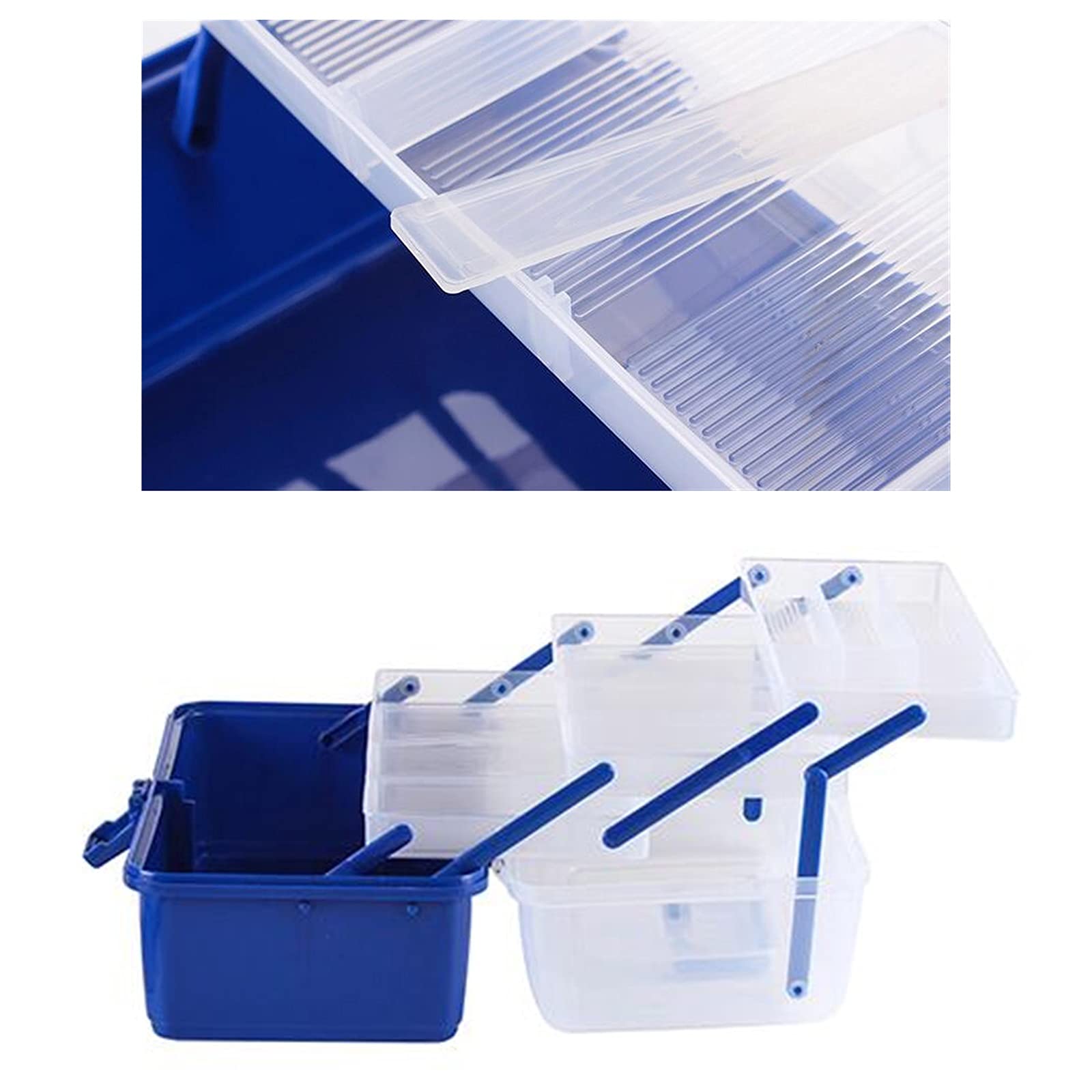Cassetta Portautensili Cassetta degli attrezzi multistrato Attrezzatura da pesca Hardware Riparazione auto Custodia da lavoro for la casa Organizzatore in plastica portatile con maniglia Cassetta Port