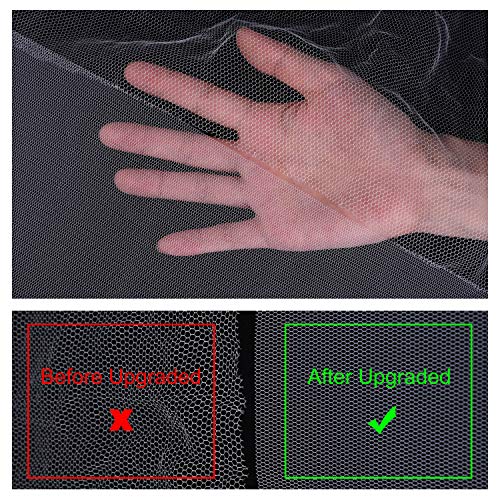 FEPITO 4-delige set upgraded verlengingen muggennet voor Windows, vliegengaas insectennet 1,5 m x 2 m Bug Bee… - Afbeelding 4