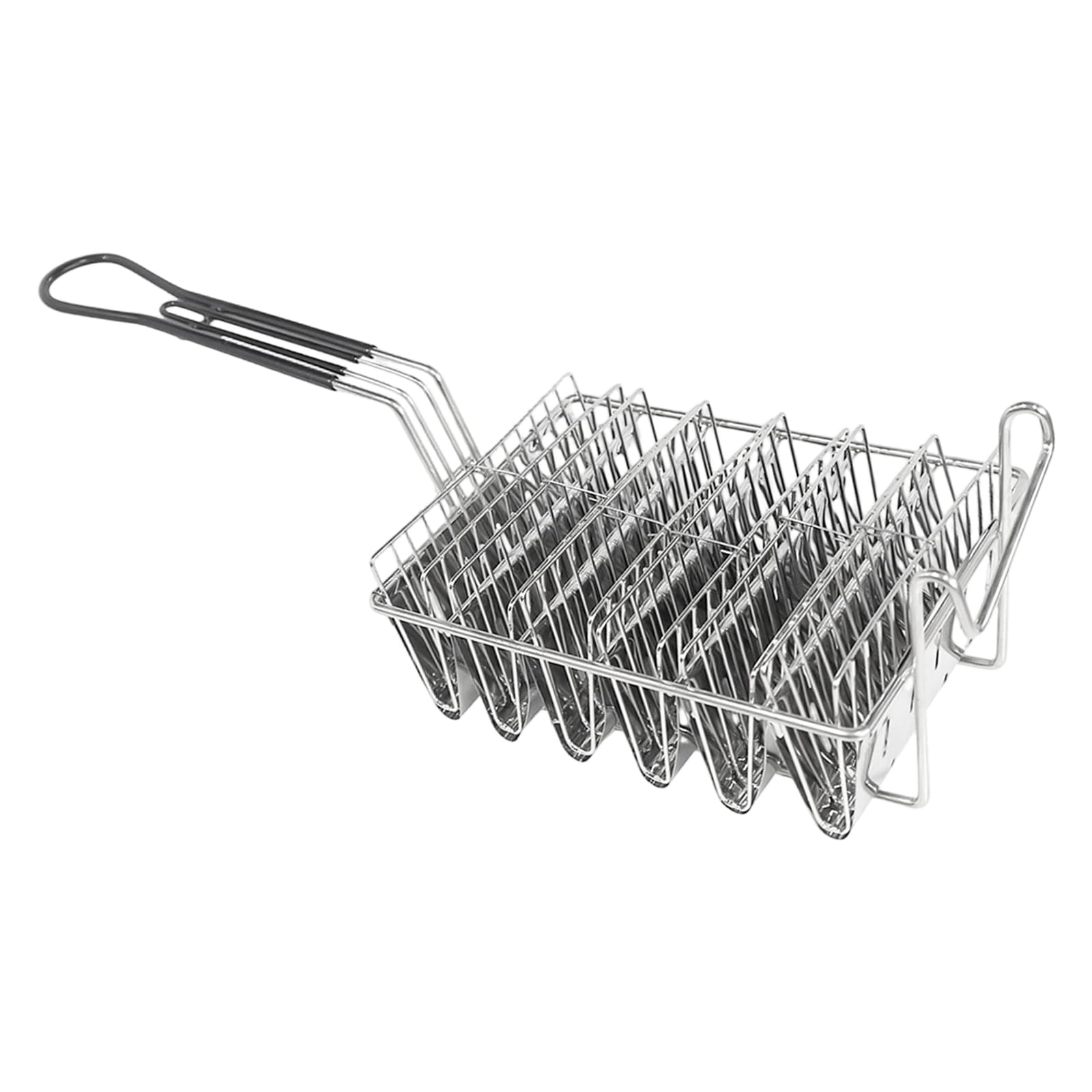 JSGHGDF Professional Shell Shaper with 4 or 6 Divisions for Evenly Prepared Folded Flatbreads Profound Fry Enchilada Basket