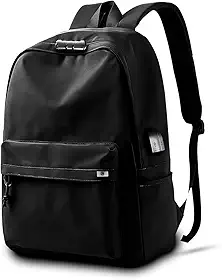 Gshield Mochila Casual Flex de 20 Litros para Notebook até 15,6" com Cadeado Antifurto e Bolso Invisível, Entradas Aux. USB e Fone P2, Ajuste Lateral de Expansão, Impermeável