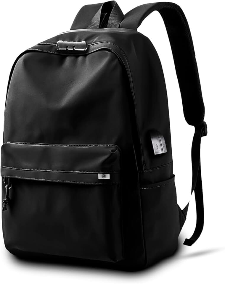 Gshield Mochila Casual Flex de 20 Litros para Notebook até 15,6" com Cadeado Antifurto e Bolso Invisível, Entradas Aux. USB e Fone P2, Ajuste Lateral de Expansão, Impermeável