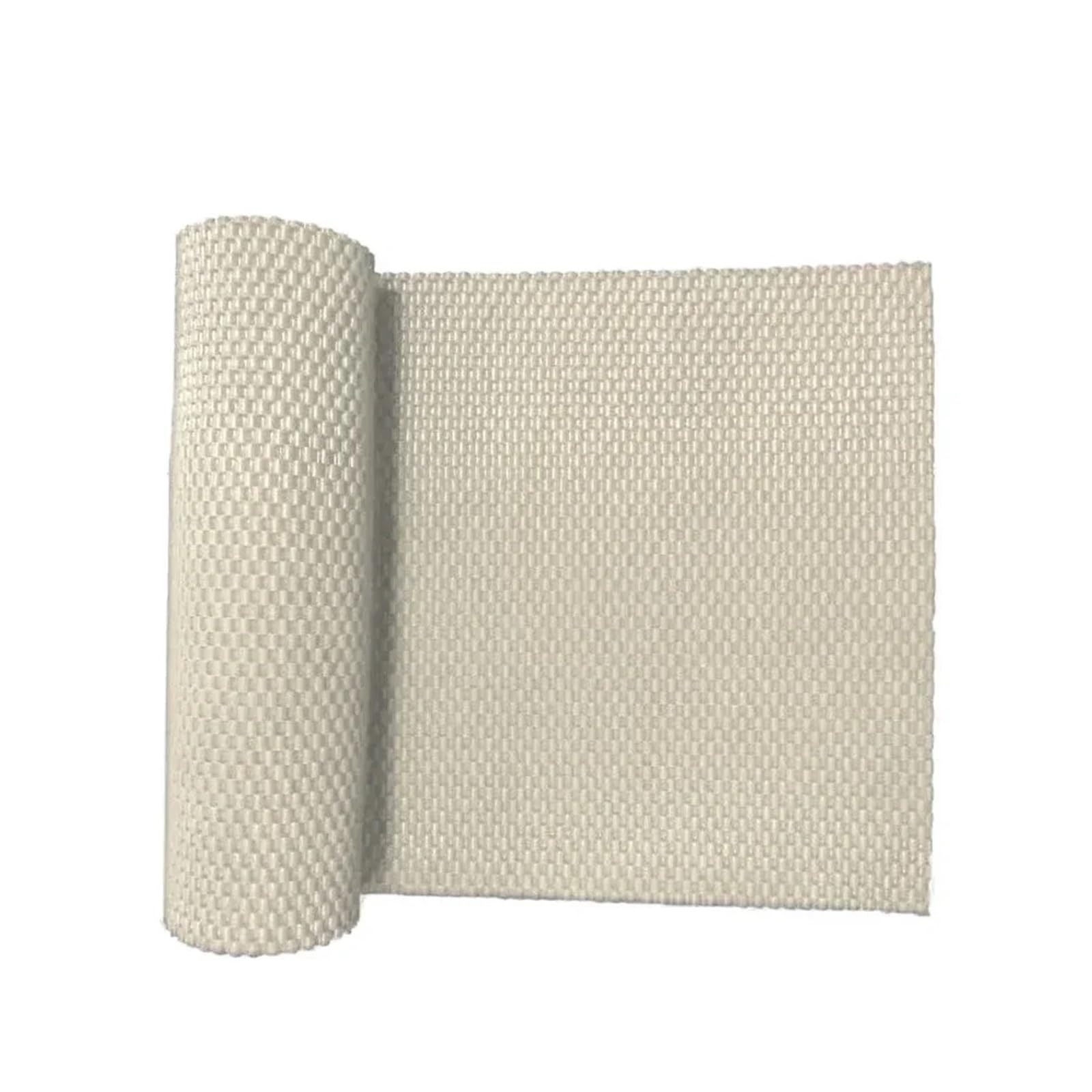 Wajjwi White 2Pcs 30X200cm Shelf Liner Drawer Non-Slip Mat Shelves Grid Pattern Pvc Non-Adhesive Grip For Kitchen Cabinets Bathroom For Shelves(White)