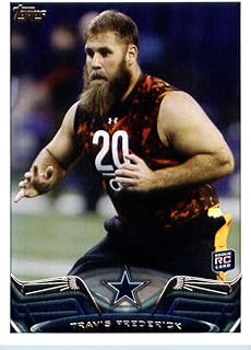 2013 Topps NFL Football Card # 249 Travis Frederick Rookie Card Dallas Cowboys