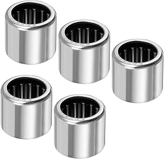 Kozelo 5pcs SCE810 Needle Roller Bearings - [1/2" x 11/16" x 5/8"] Open End for Gearbox Use, Chrome Steel Rollers