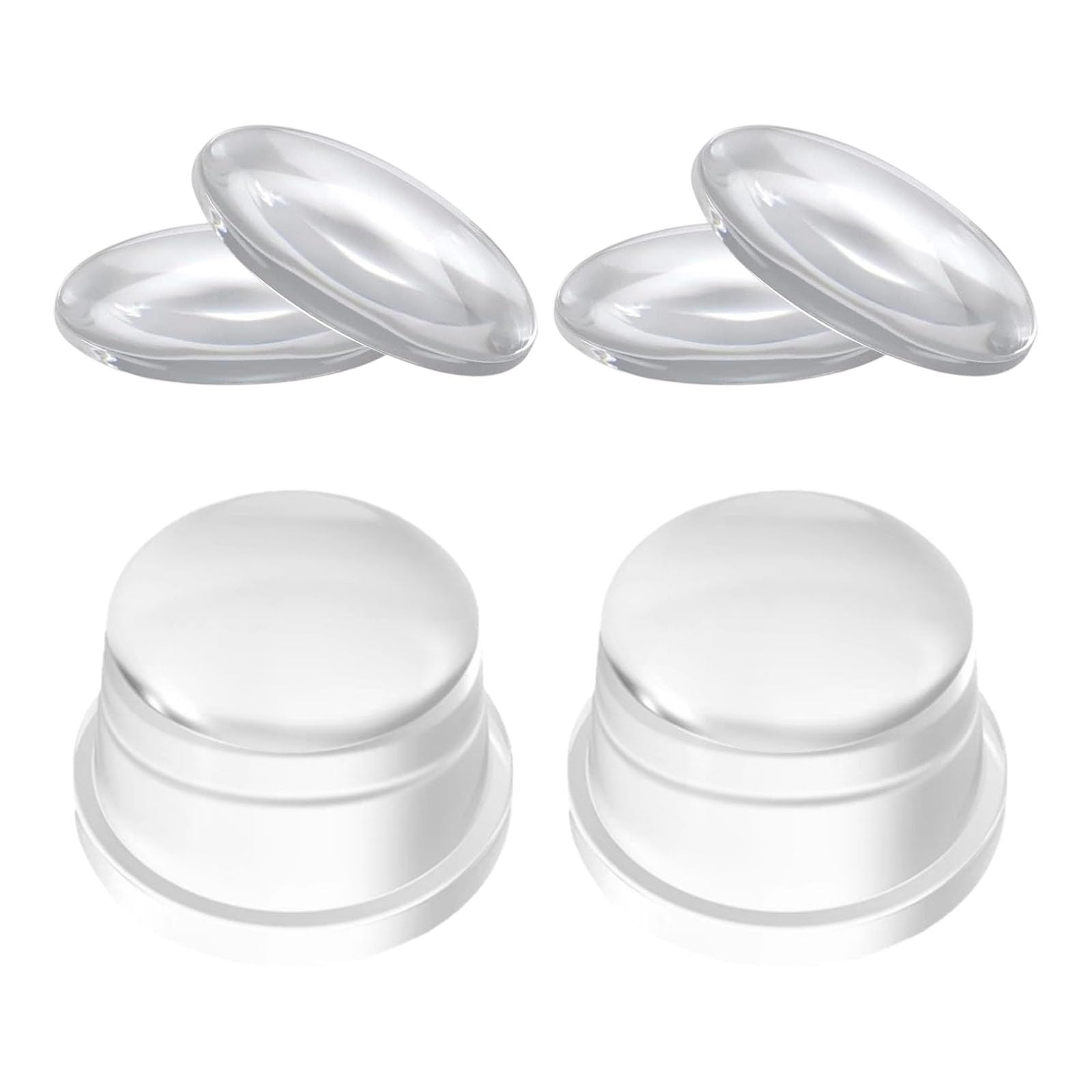 Shntig Multicolor 2Pcs Premium Silicone Door Buffer Pad Thick Bumper With Adhesive Backing Wall Bumper Mattresses