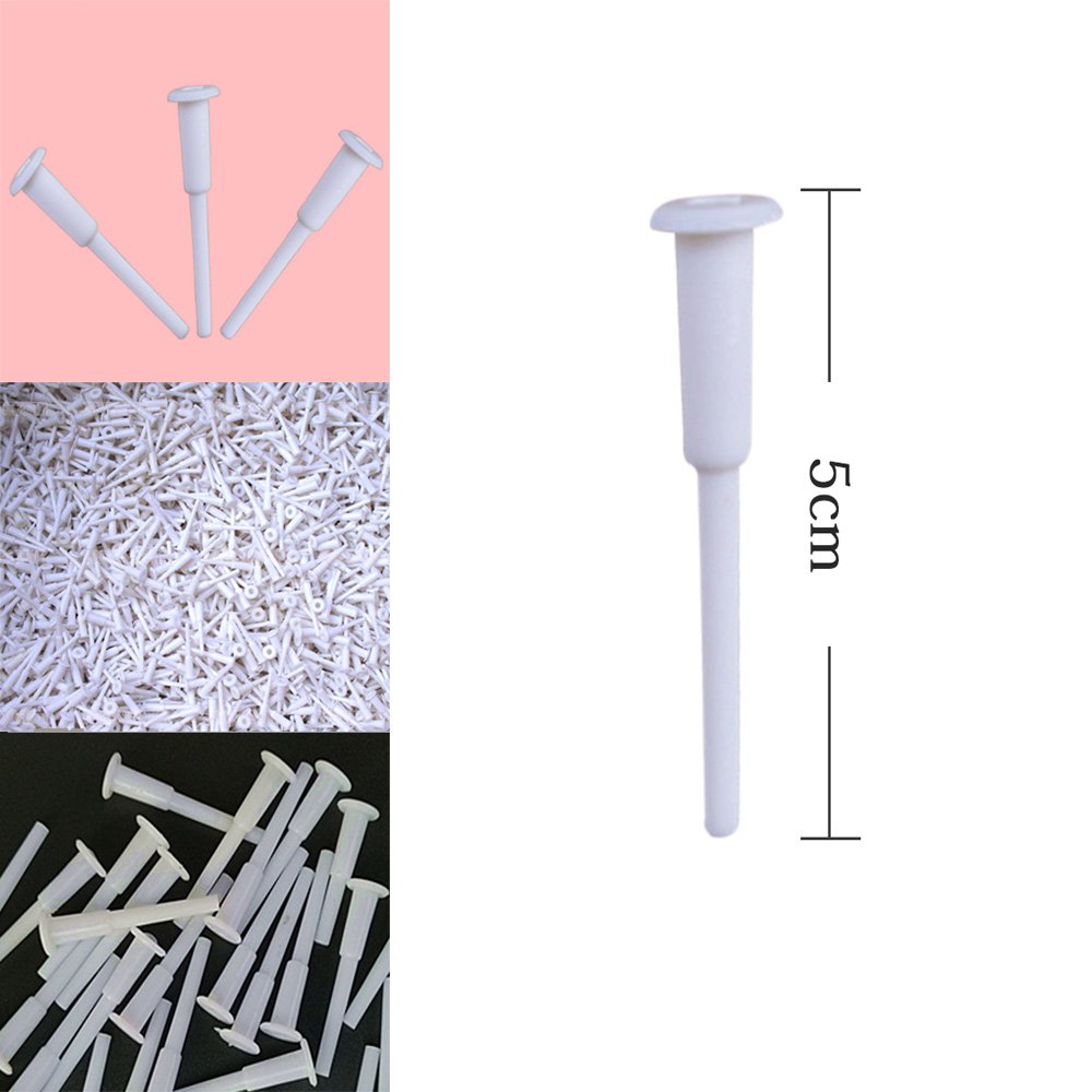 10 Pièces Kit de Remplacement pour Ballon de Yoga Gonflable - Bouchons d'Air pour Balle de Fitness et d'Exercice (Blanc)
