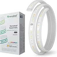 Nanoleaf Essentials Bluetooth Thread & WiFi Smart RGBCW 16M+ Color LED Cuttable Lightstrip 40" (1M) Extension.