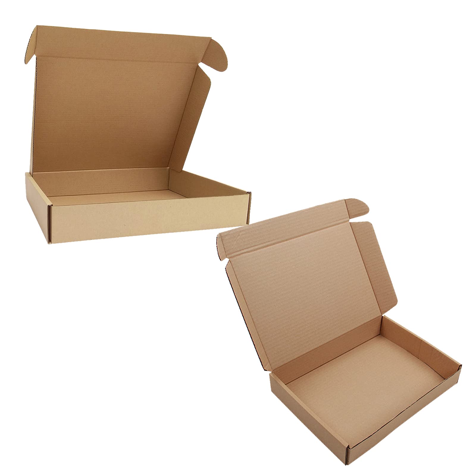 Cajas de Regalo de 30 Piezas con Tapas,Cajas para Chuches de Cartón,Cajas de Cartón Kraft,15 x 15 x 5 cm - Cajas Automontables para Regalo - Caja Kraft para Fiestas,Cumpleaños,Bodas,Fiestas