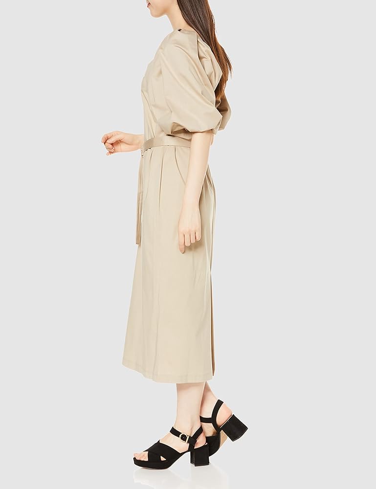 【美品♡2022モデル】グレースコンチネンタル　パフスリーブジャージワンピース 美品♡2022モデル】グレースコンチネンタル パフスリーブ