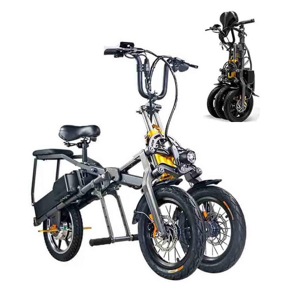 Electric Bike Electric Tricycle For Adult Foldable Three Wheels
