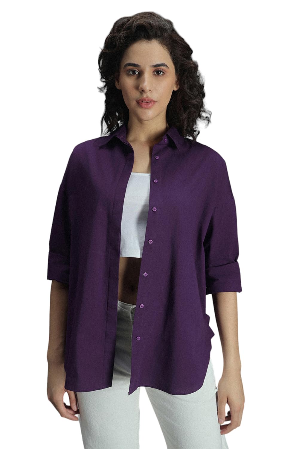 Women Classic Opaque Casual Shirt