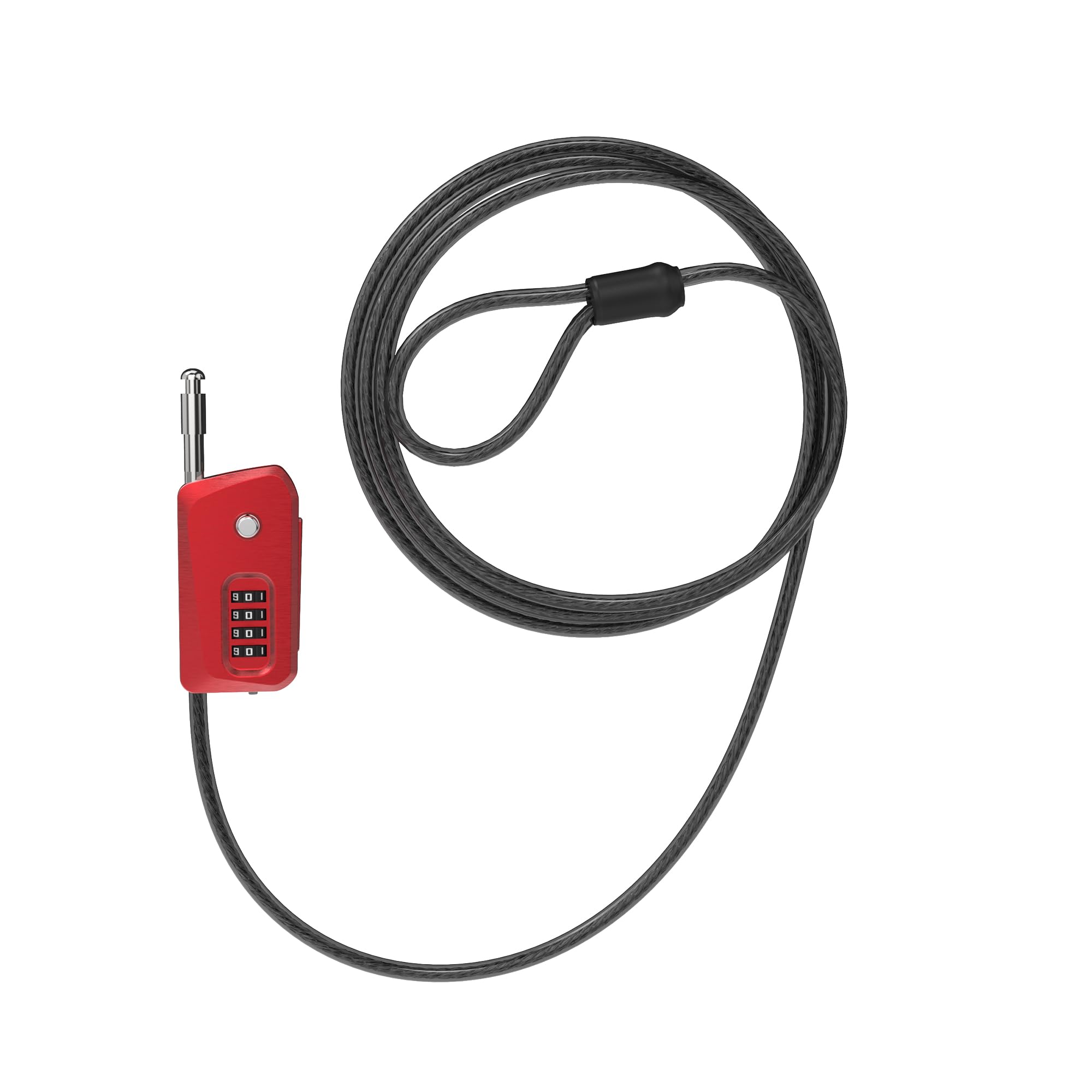 UP Security 6ft Python Cable Lock for Bike, Bicycle, Electric Scooter, Trail Camera, 4 Digit Combination Lock Outdoor Use, Heavy Duty Anti Theft,