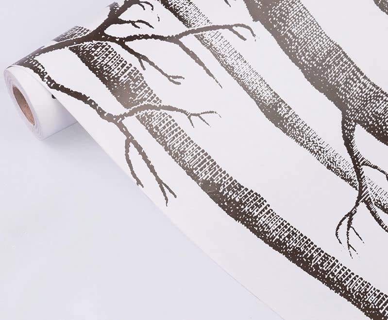 Amazon Brand - Umi Self Adhesive Waterproof Wallpaper PVC Vinyl Decorative Wall Covering Old Furniture Bedroom Hall Living Room 45cmx300cm (Birch Tree) (B0C62283NQ) Amazon Price History, Amazon Price Tracker