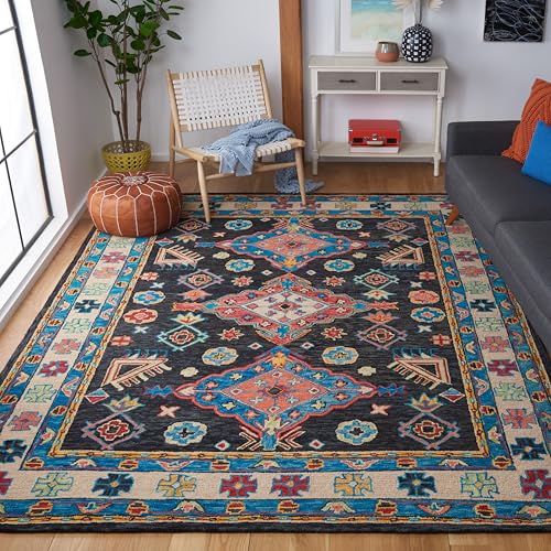 Tapete SAFAVIEH 243x183 cm Lana Boho Hecho a Mano