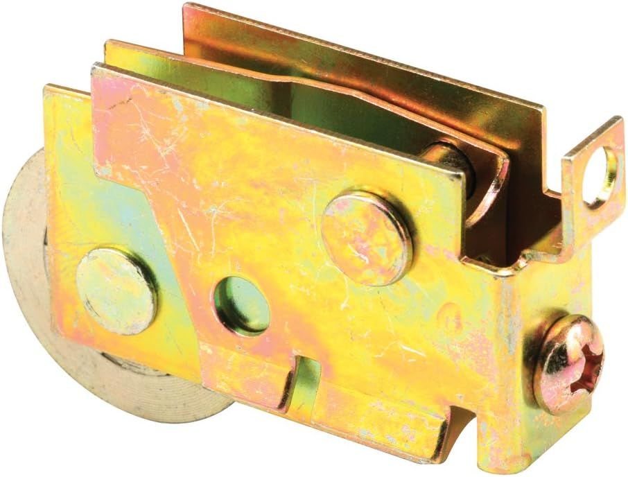 Prime-Line D 1519 Single 1-1/4 In. Steel Ball Bearing Roller, F-Tab Style, Adjustable (Single Pack)