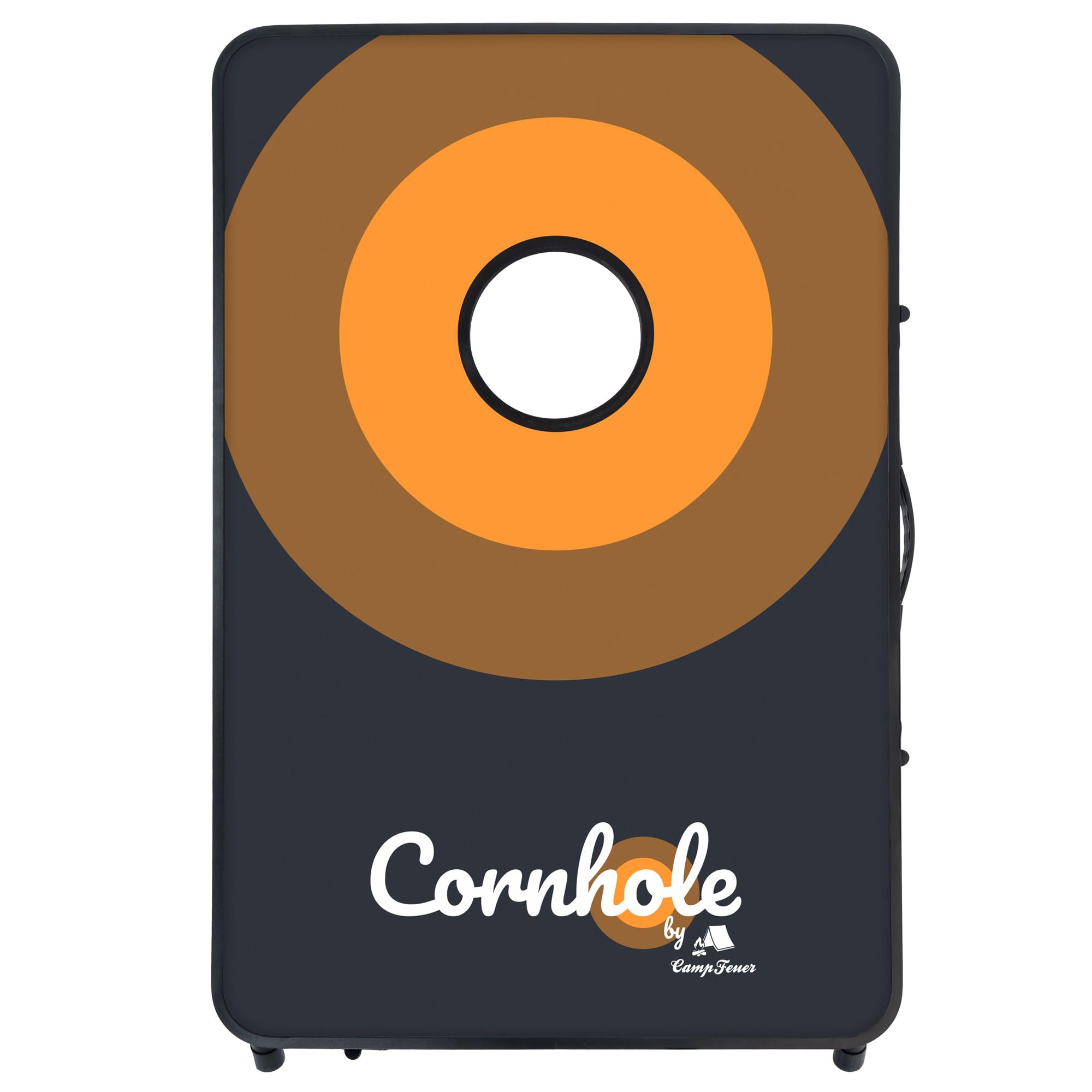 CampFeuer Jeu officiel de Cornhole pour l'extérieur | Jeu de 2 planches, 8 sacs de lancer avec sac de rangement | 90 x 60 cm | Jeu de trou borgne, jeu de lancer, Bean Bag Game, jeu de jardin, jeu de