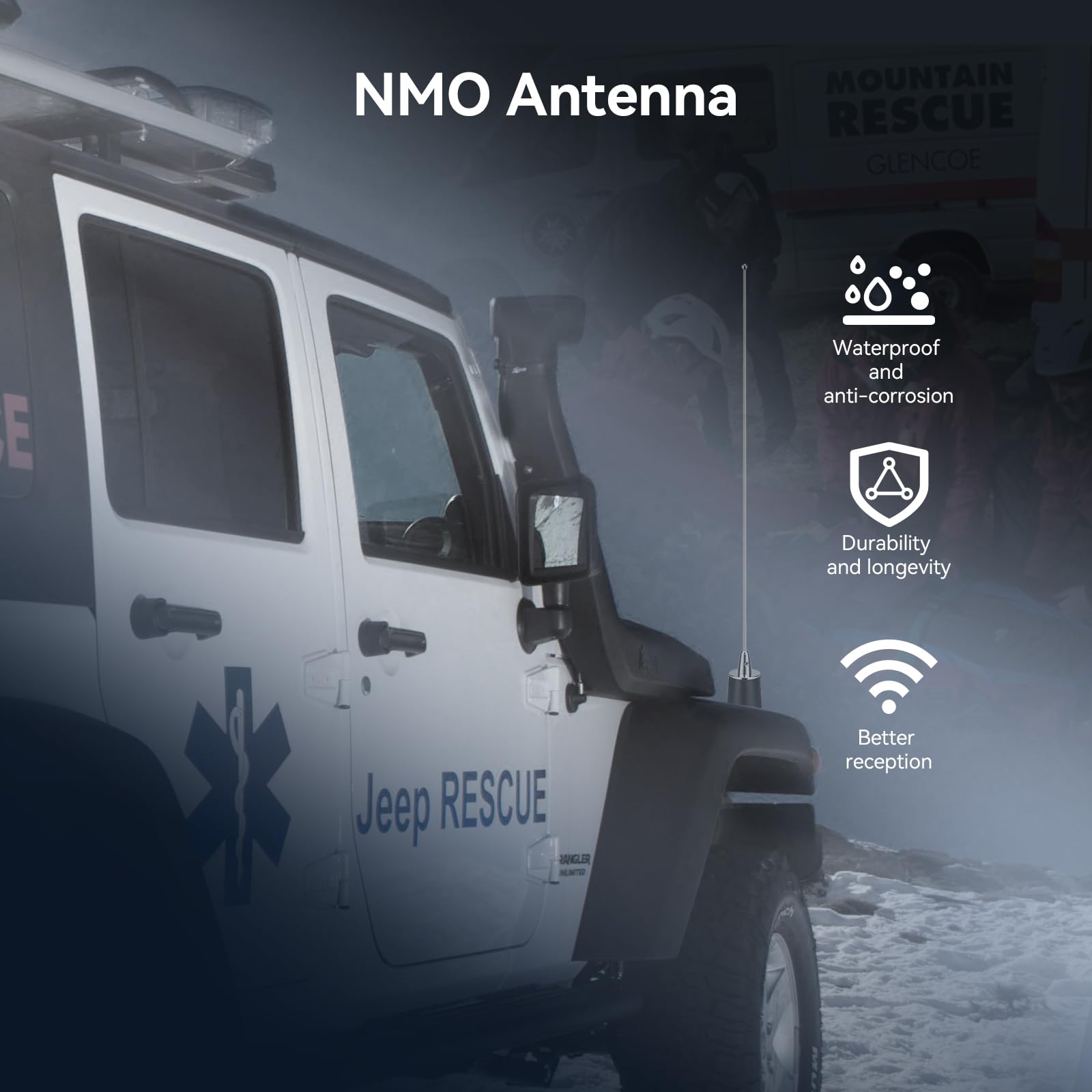 Retevis MA1 Radio Amateur con Antena, Transceptor Móvil con Panel de Control Desmontable, Repetidor Multibanda, Largo Alcance, 2m/70cm/FM/AM, VFO, Radio Amateur para Respuesta a Emergencias (1 Pieza)