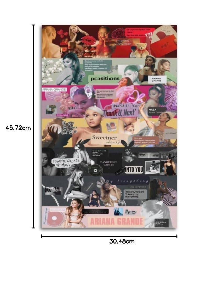 Ariana Poster Grande Music Album Cover Poster Room Aesthetic