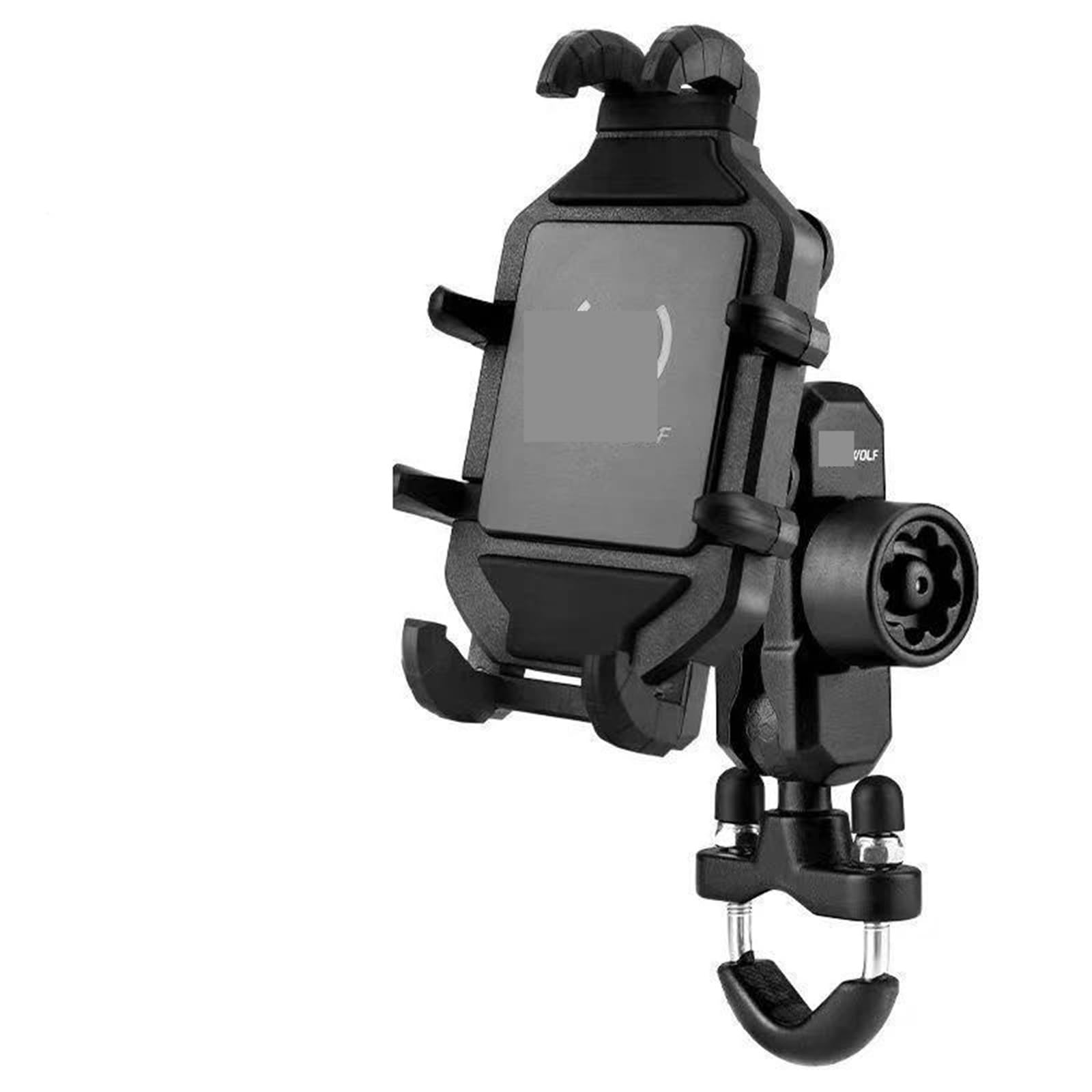 Soporte Móvil Bicicleta Soporte de teléfono inalámbrico para Motocicleta 3.0, Cargador rápido, GPS, para Manillar de 4 a 7 Pulgadas