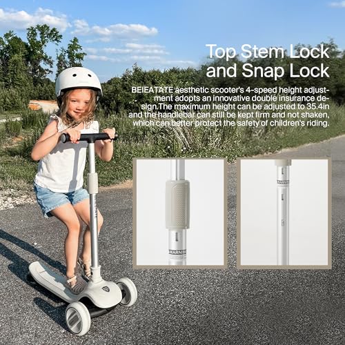 Image of 3 Wheel Scooter for Kids 3-18, 2 Riding Modes,4 Heights, Foldable