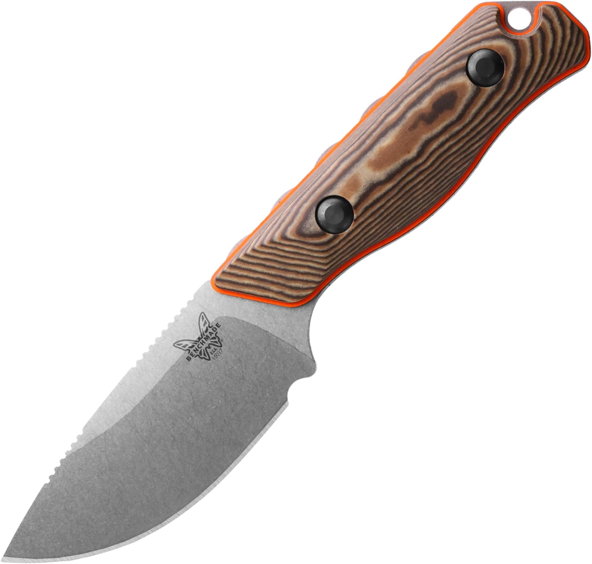 Hidden Canyon Hunter 15017-1 Fixed Blade Hunting Knife with Orange G10 Handle (15017-1)