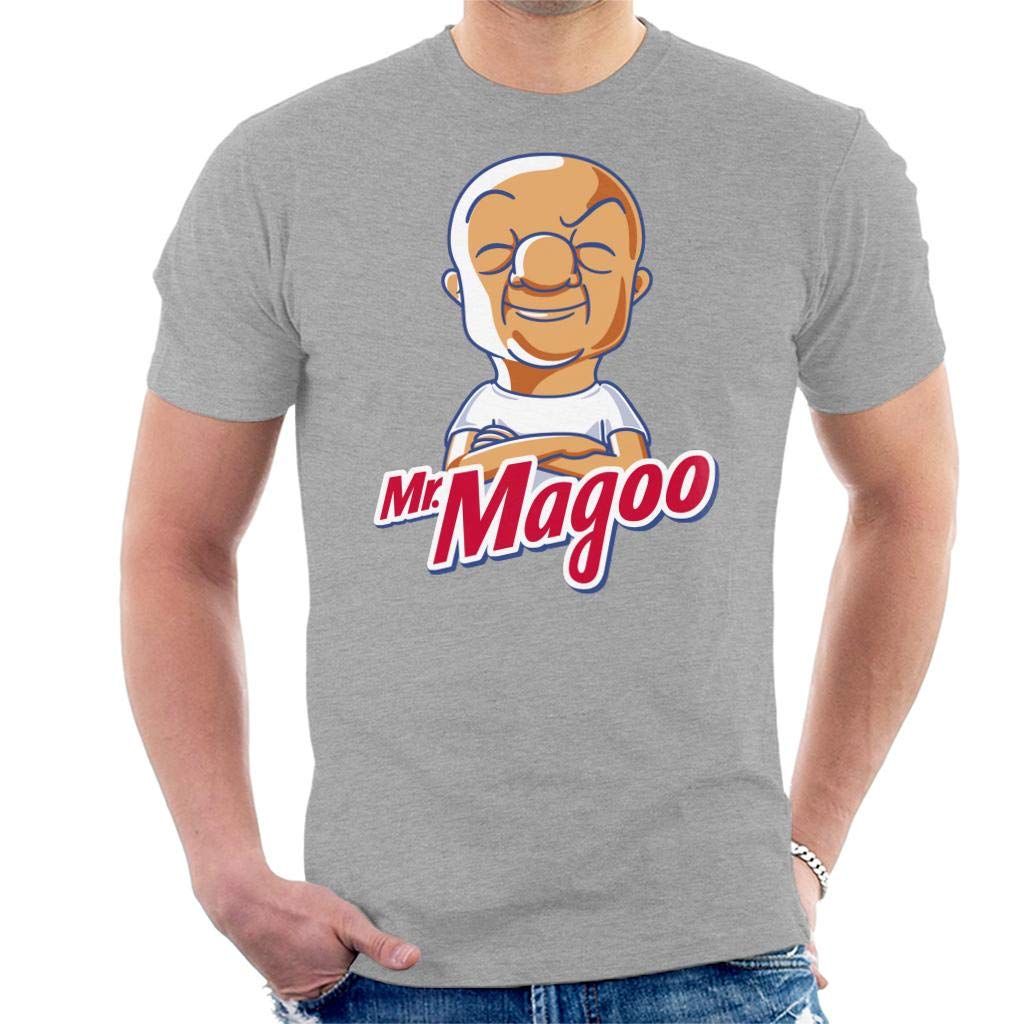 Mr Magoo Blind Men's T-Shirt Heather Grey
