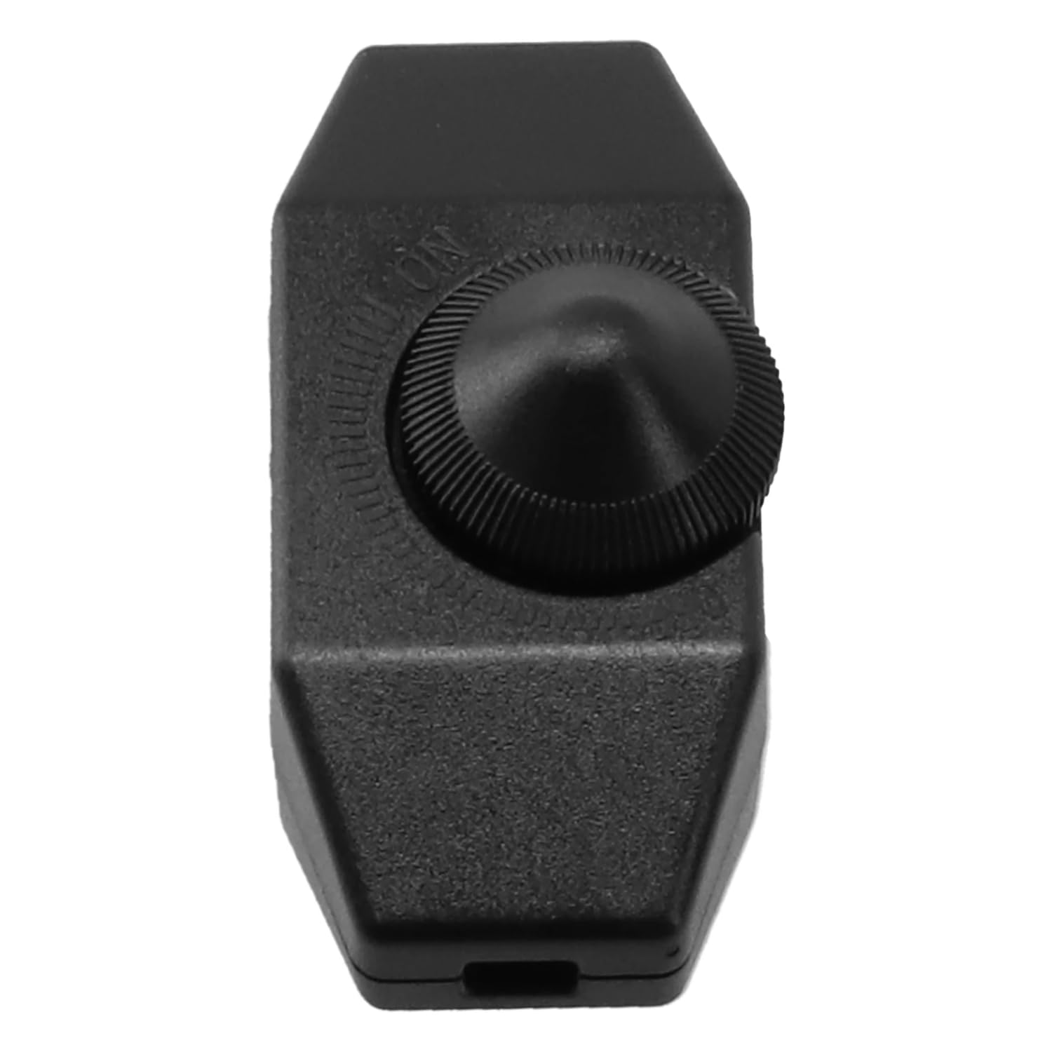 Variateur LED - Variateur de cordon en continu avec interrupteur marche/arrêt, variateur rotatif, variateur d'intensité, variateur d'intensité - 230 V 1-60 W - Noir