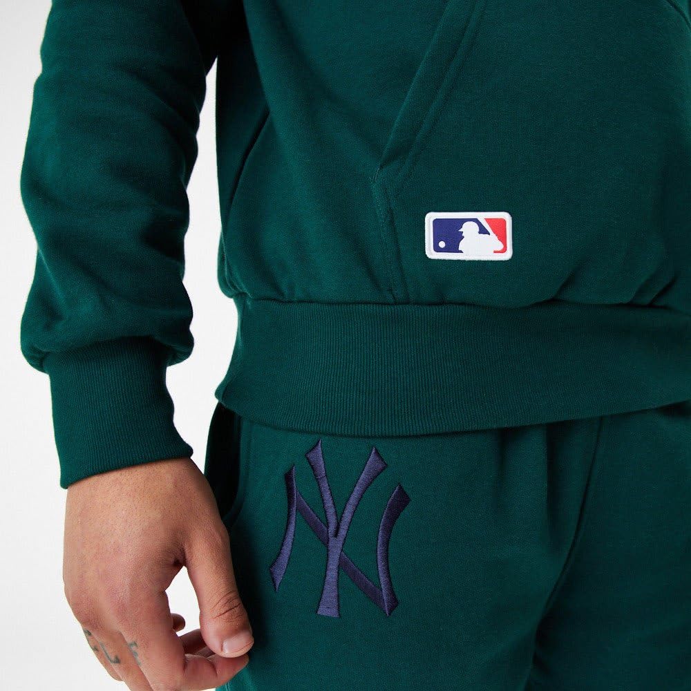 New Era Bluza z kapturem Mężczyźni League Essntls Os Hoody Neyyan Dkgnvy New York Yankees