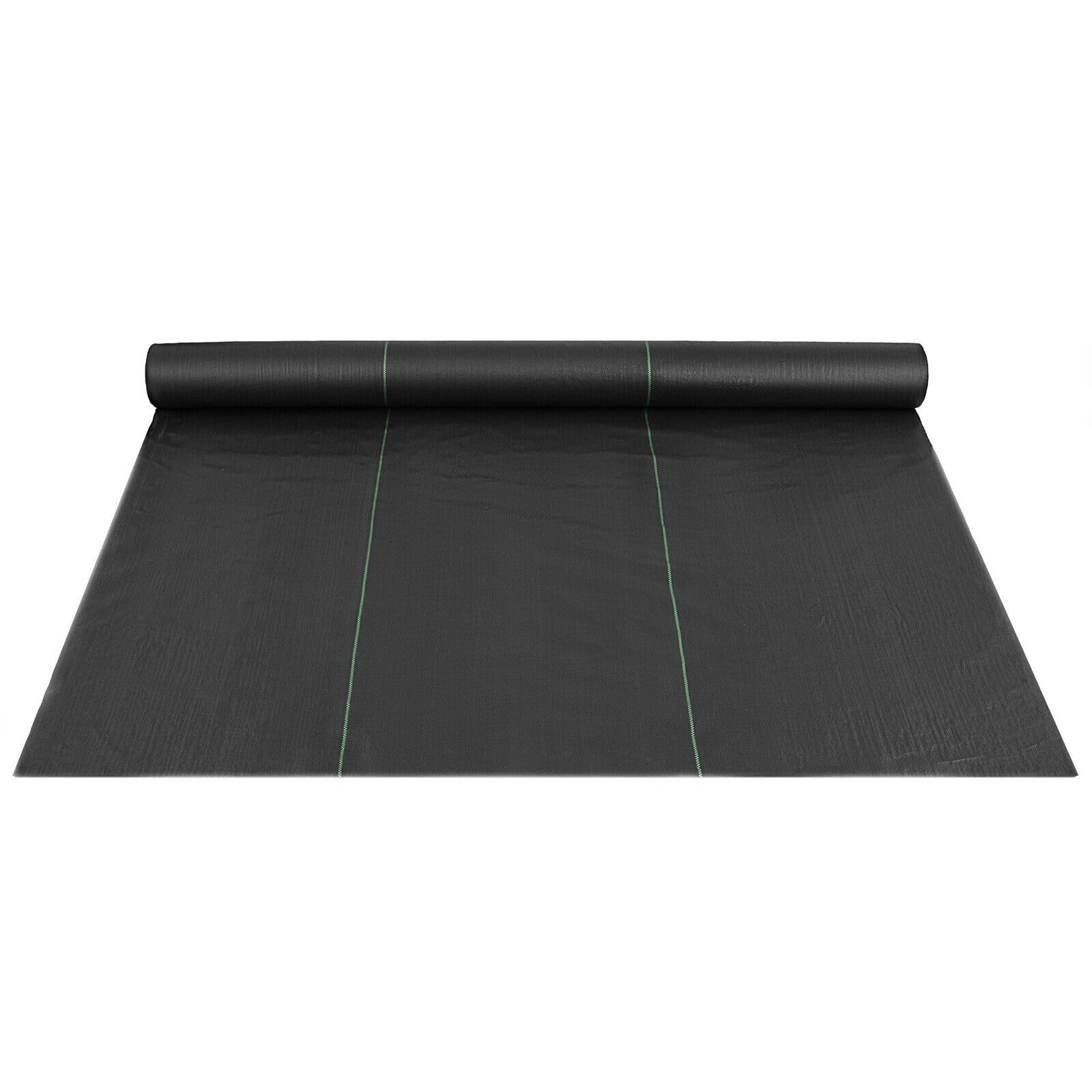 Tessuto for paesaggi 3x300 / 6x250Ft Anno Barriera for Erbacce Tessuto geotessile for impieghi gravosi Copertura del Suolo for paesaggi Controllo delle infestanti più Spesso(3x300ft)