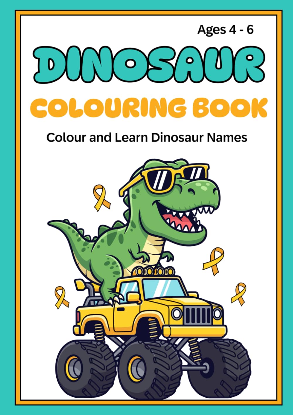 Dinosaur Coloring Book: Colour and Learn Dinosaur Names